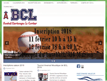 Tablet Screenshot of baseballcharlemagnelegardeur.com